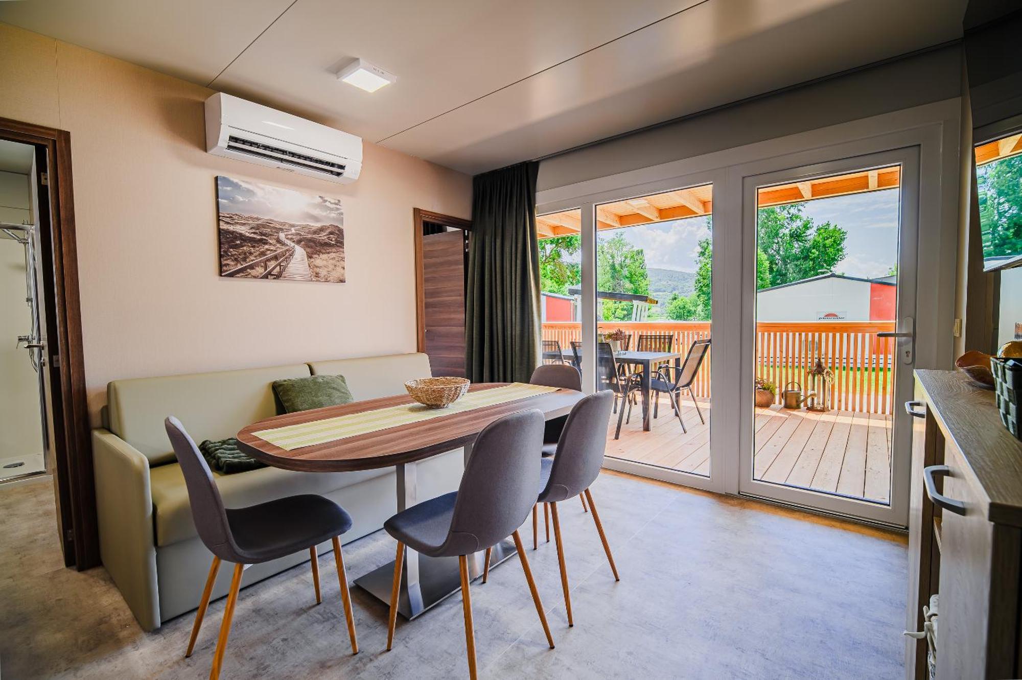 Premium Mobile Homes With Thermal Riviera Tickets Catez ob Savi Kültér fotó