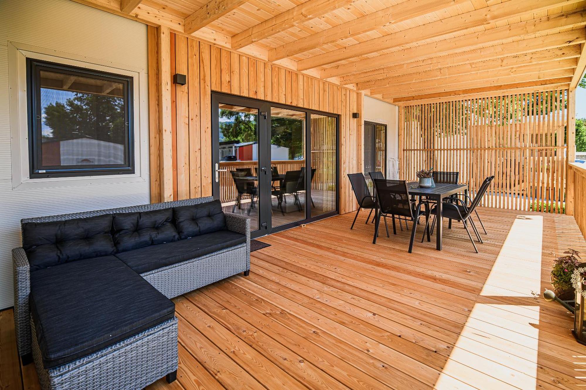 Premium Mobile Homes With Thermal Riviera Tickets Catez ob Savi Kültér fotó